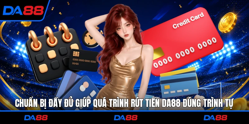 Chuẩn bị đầy đủ giúp quá trình rút tiền DA88 đúng trình tự
