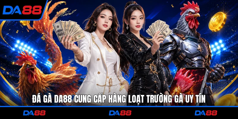 Đá gà DA88 cung cấp hàng loạt trường gà uy tín