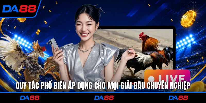 Quy tắc phổ biến áp dụng cho mọi giải đấu chuyên nghiệp